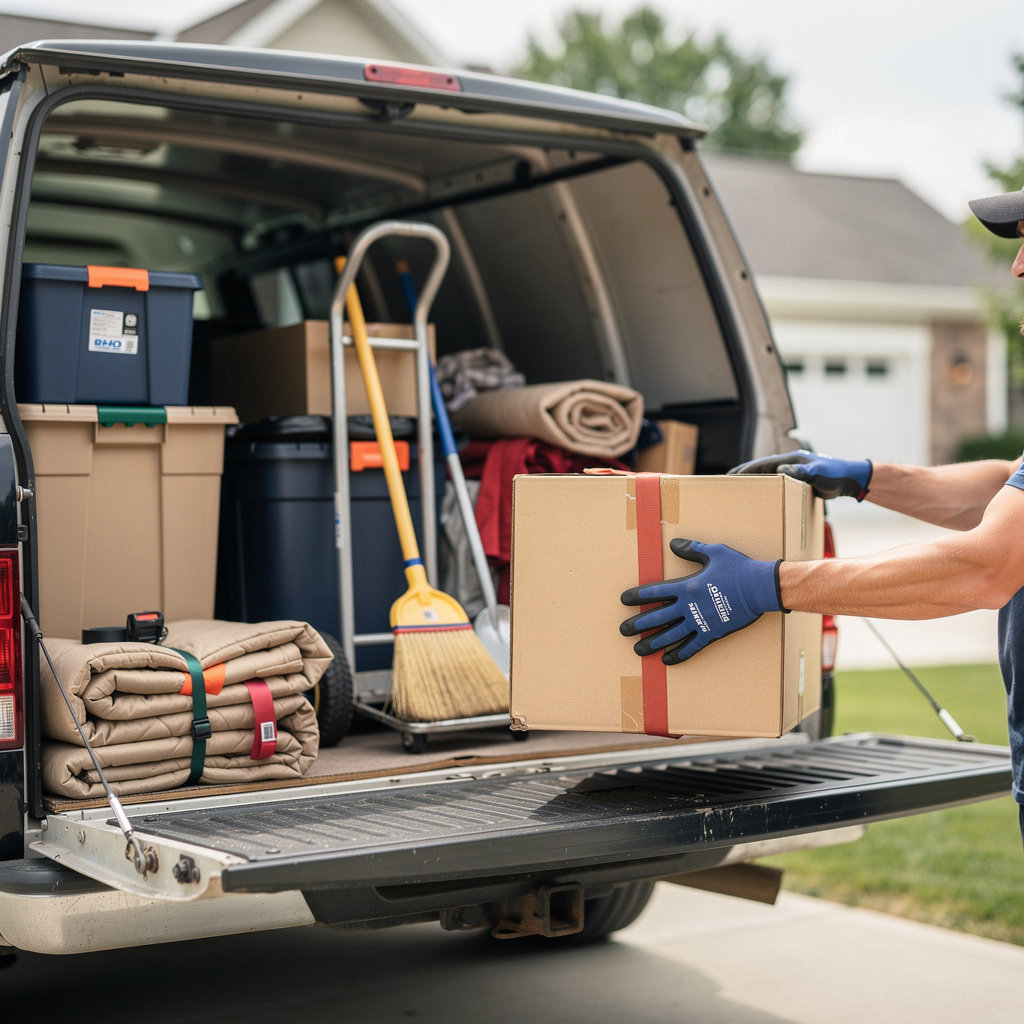 Jackson's Junk Removal owner providing professional junk removal and hauling services in Kokomo, Indiana